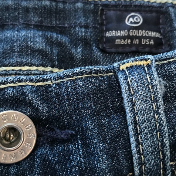 AG Simona Easy straight Leg Blue Jeans Size 27R - Picture 6 of 8